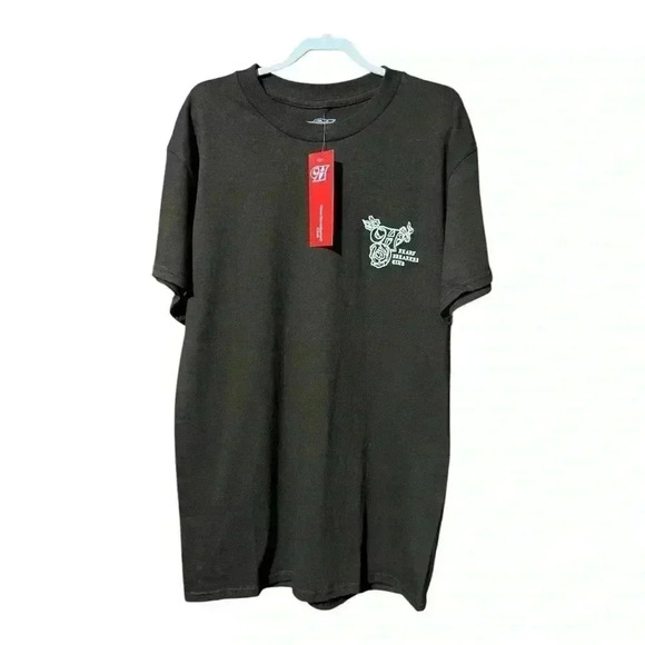 Primitive x Heart Breaker’s Club Brown and White Short Sleeve Tee - Picture 1 of 4